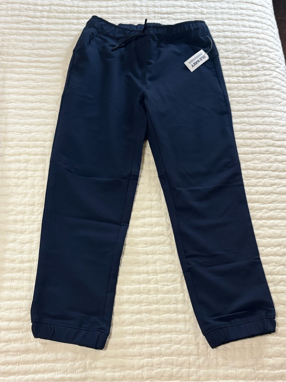 Boys Navy Athletic Jogger Pants
